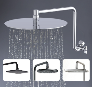 Sambungan Lengan Pancuran Loyang Pepejal Boleh Laras