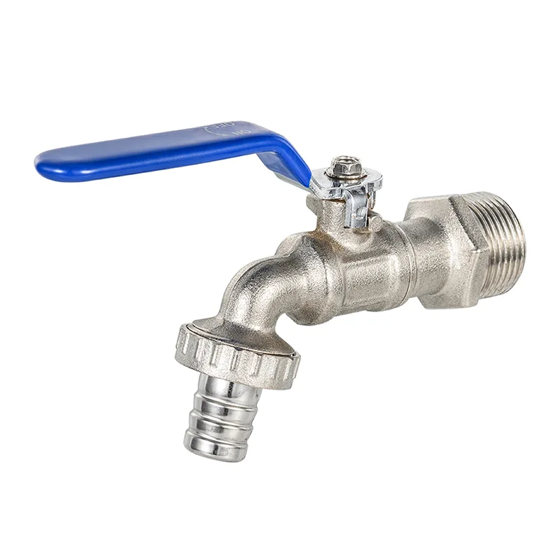 Faucet Teras Bola Bersalut Nikel Gangsa