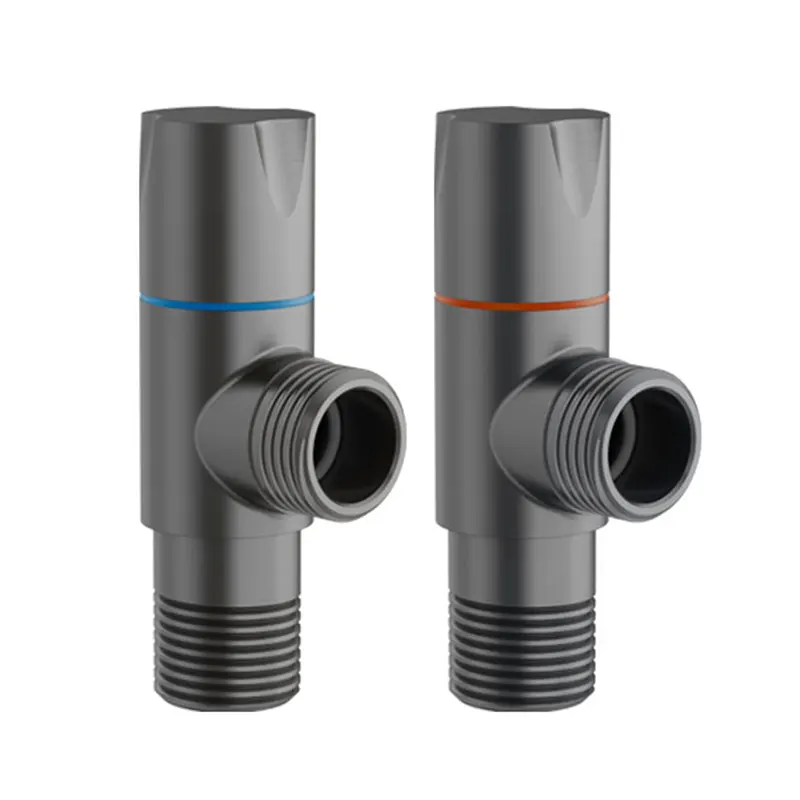 Injap Sudut Loyang Kelabu