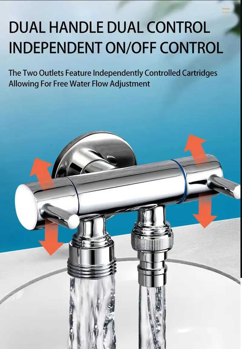 1-in-2-Out Angle Valve Kit 1-in-2-Out Angle Valve Kit