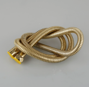 Hos Pancuran Keluli Tahan Karat Berbilang Saiz, Tiub Tarik Keluar EPDM Kalis Letupan untuk Penyembur Bidet & Injap Sudut Tandas