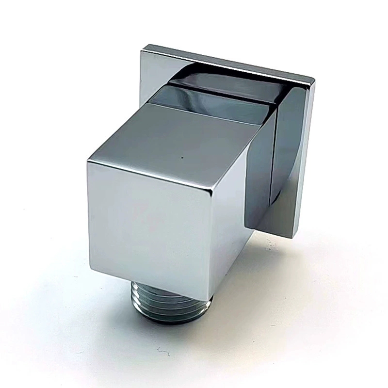 Pemegang Pancuran Mandi Loyang Pepejal Premium, Pendakap Persegi Tersembunyi untuk Pancuran Mandi Pegang Tangan, Pemasangan Dinding Tugas Berat