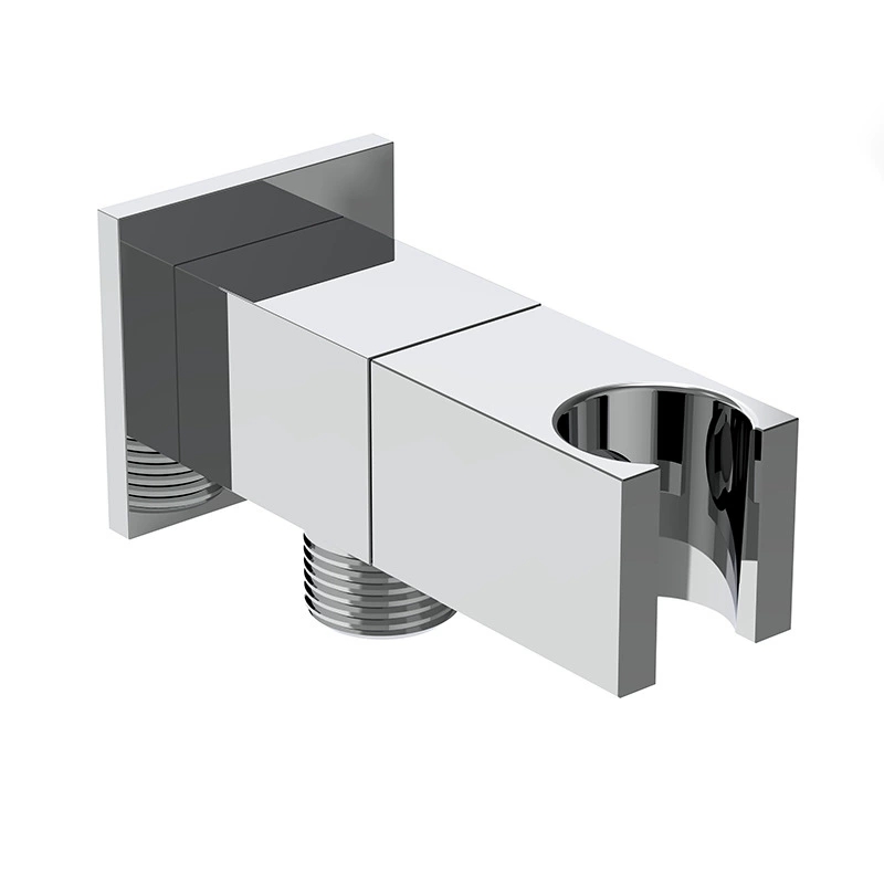 Injap Sudut Persegi Loyang Pepejal Tebal dengan Pemegang Pancuran Mandi, Injap Berhenti Lurus 1/2